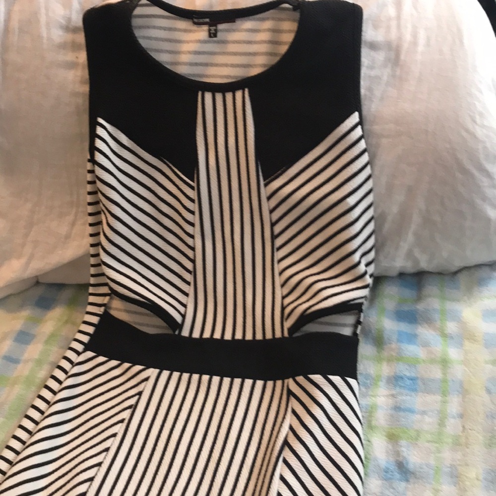 Black and white dress